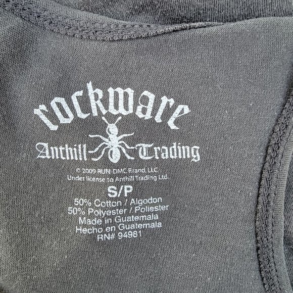 rockware RUN DMC graphic band tshirt size small . - Picture 3 of 3